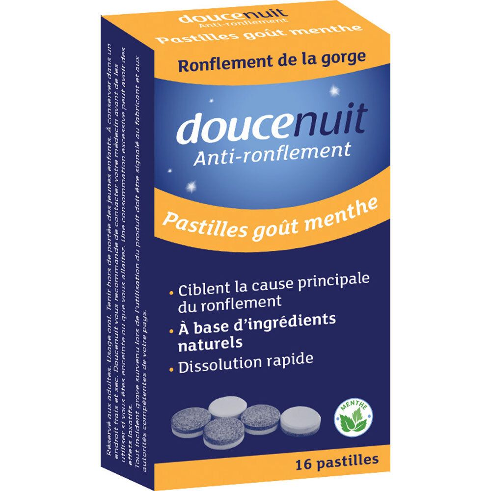Douce Nuit Anti-Ronflement Double Action Pastille(S) 16 pc(s)