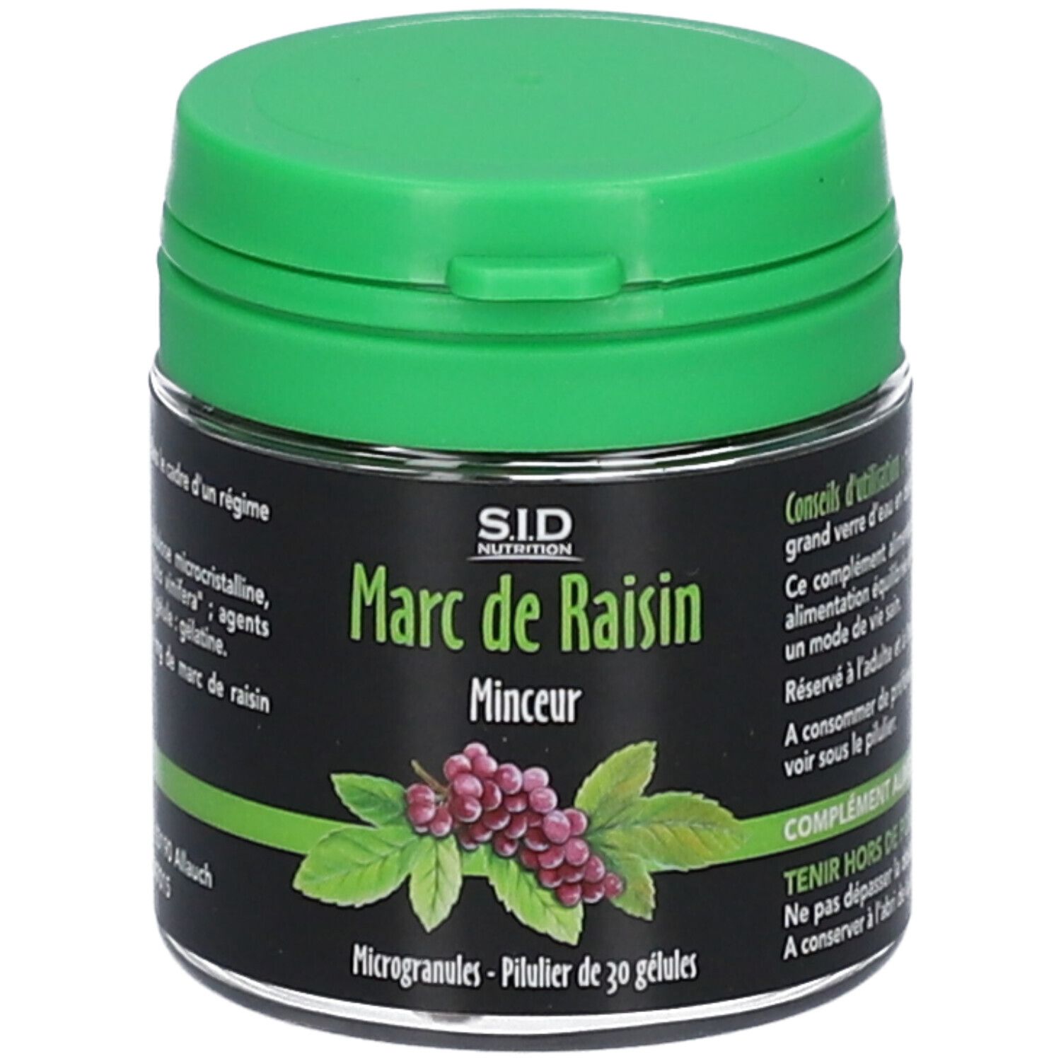 SID Nutrition Marc de raisin 30 pc(s) Capsule(S)