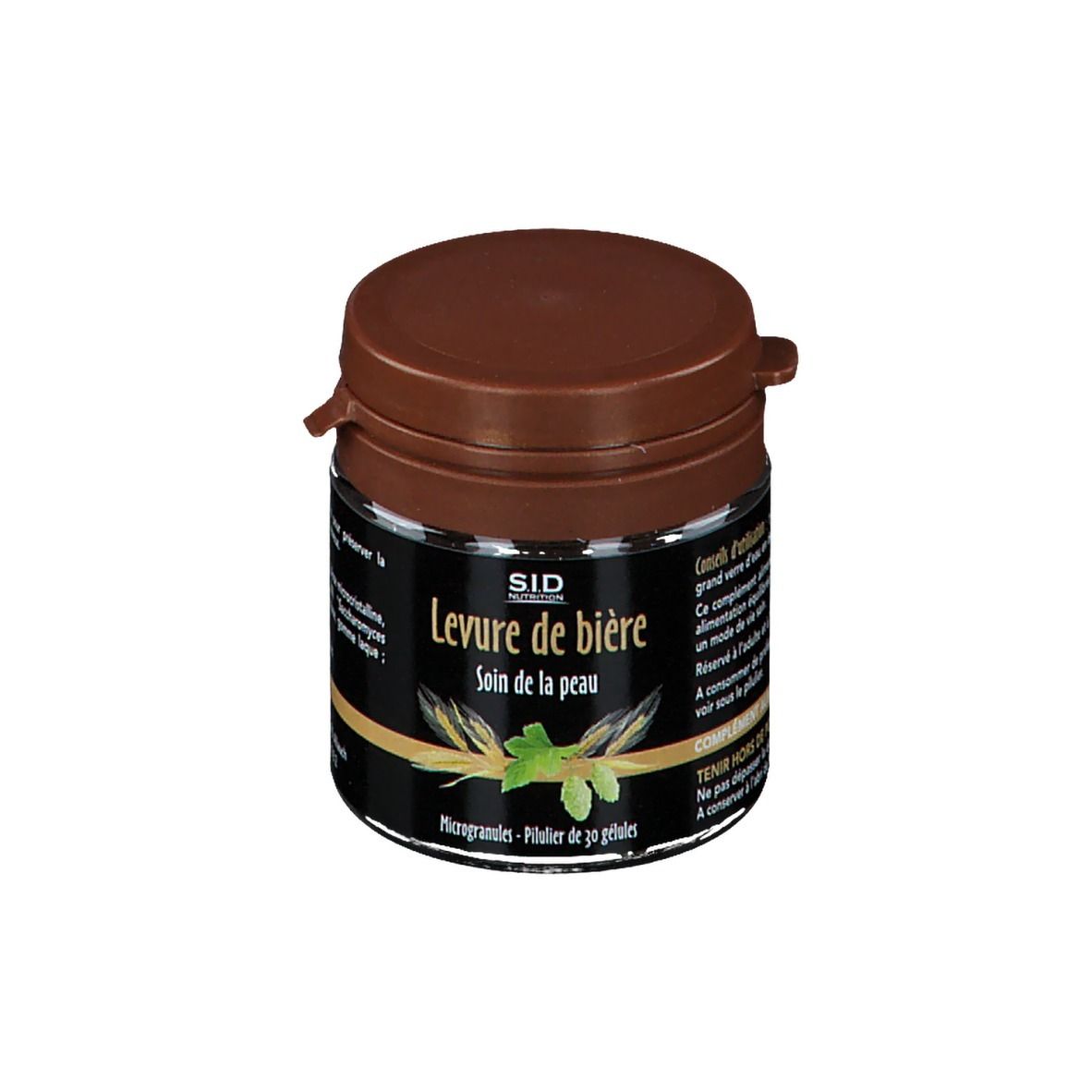 SID Nutrition Levure de bière 30 pc(s) Capsule(S)