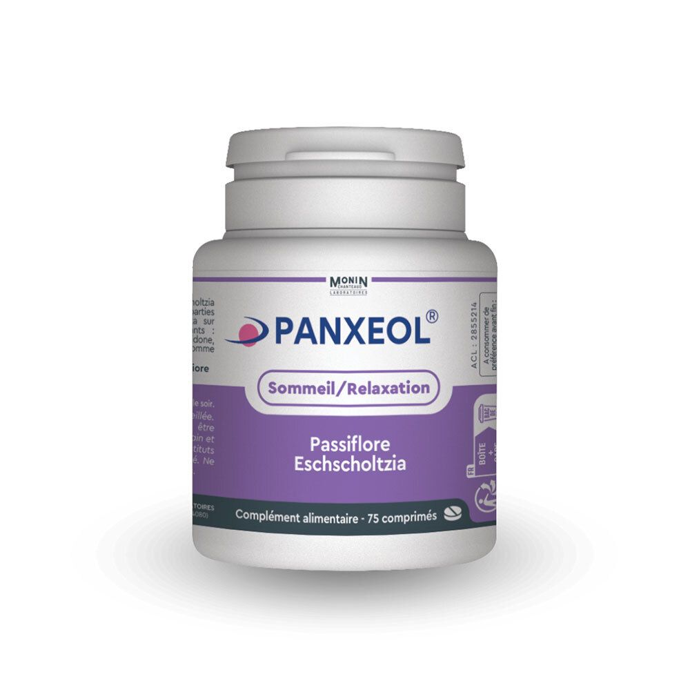 Pdm To Be Maintained Monin Panxeol Complément Sommeil Stress Comprimé(S) 75 Pc(S) Enfants