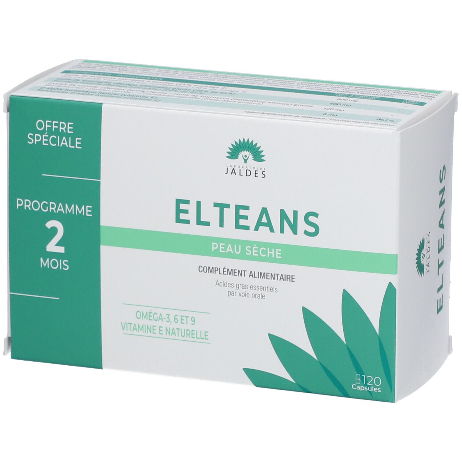 JALDES ELTEANS Peau Sèche 60x2 pc(s) Capsule(S)