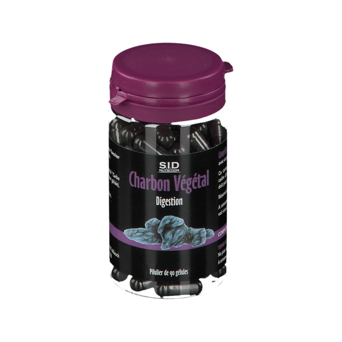 S.I.D Nutrition Charbon végétal 90 pc(s) Capsule(S)