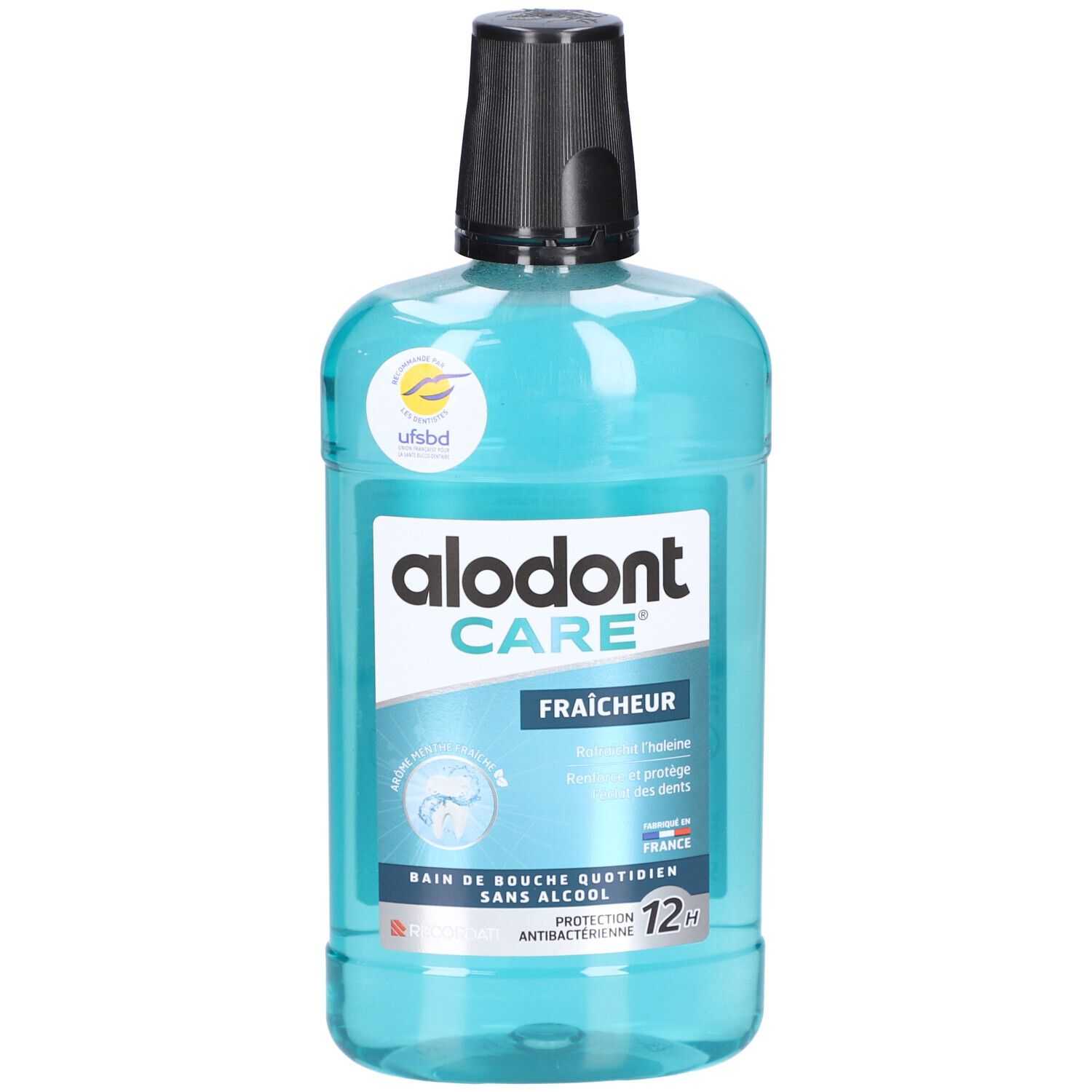 Alodont Care Fraîcheur Bain De Bouche - Bain De Bouche Fluoré, Arôme Menthe Fraîche. F De Bouche 500 Ml Enfants