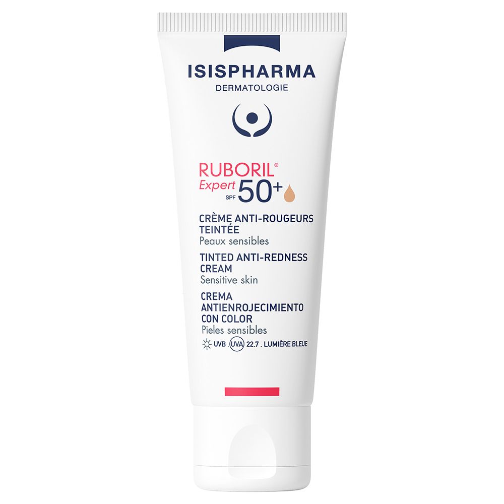 Isispharma Ruboril Expert Spf 50+ Crème Teintée Hydratante Pour Peaux Sensibles Sujettes Aux Rougeurs Spf 50+ 40 Ml - Image 2