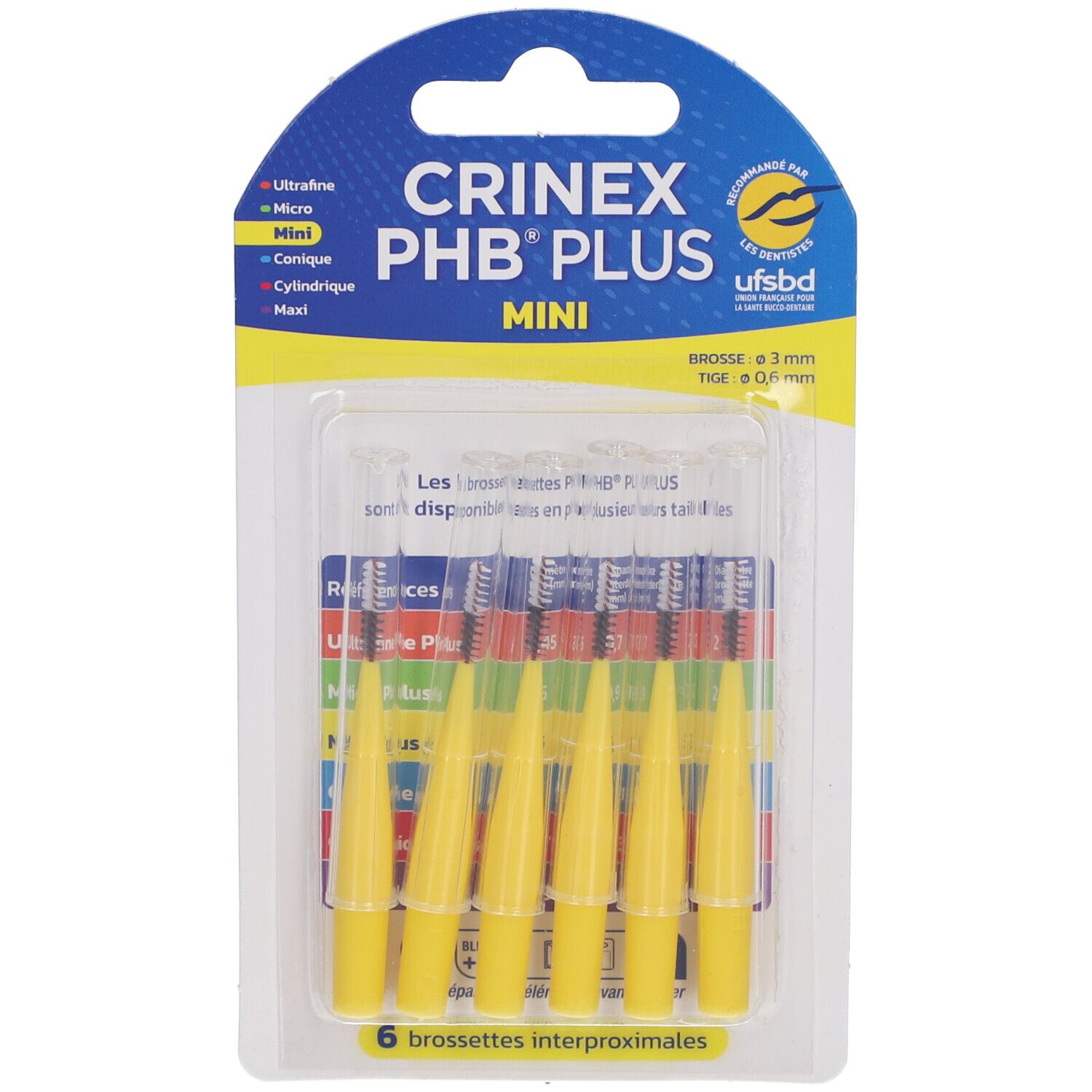 Crinex® PHB Plus Brosses interdentaires Mini Brosse(S) À Dents 1 pc(s)