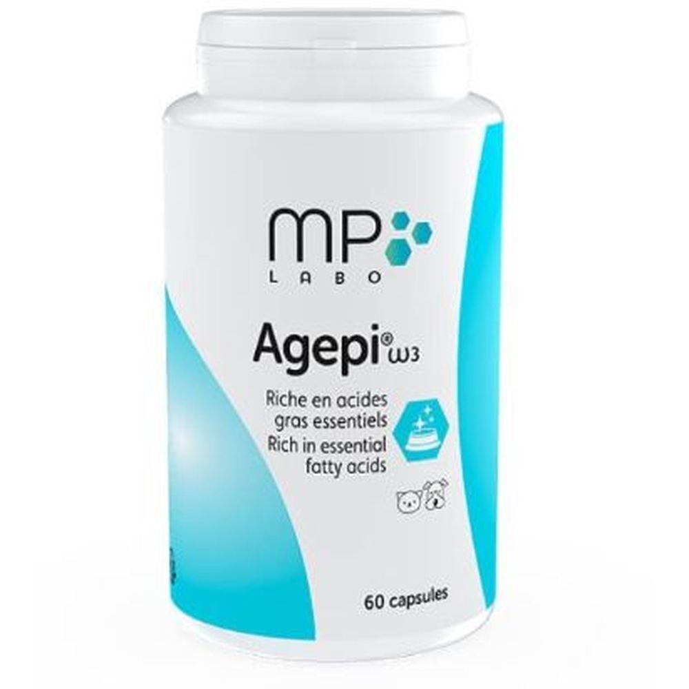 MP Labo Agepi® ω3 Complément alimentaire pour animaux Capsule(S) 60 pc(s)