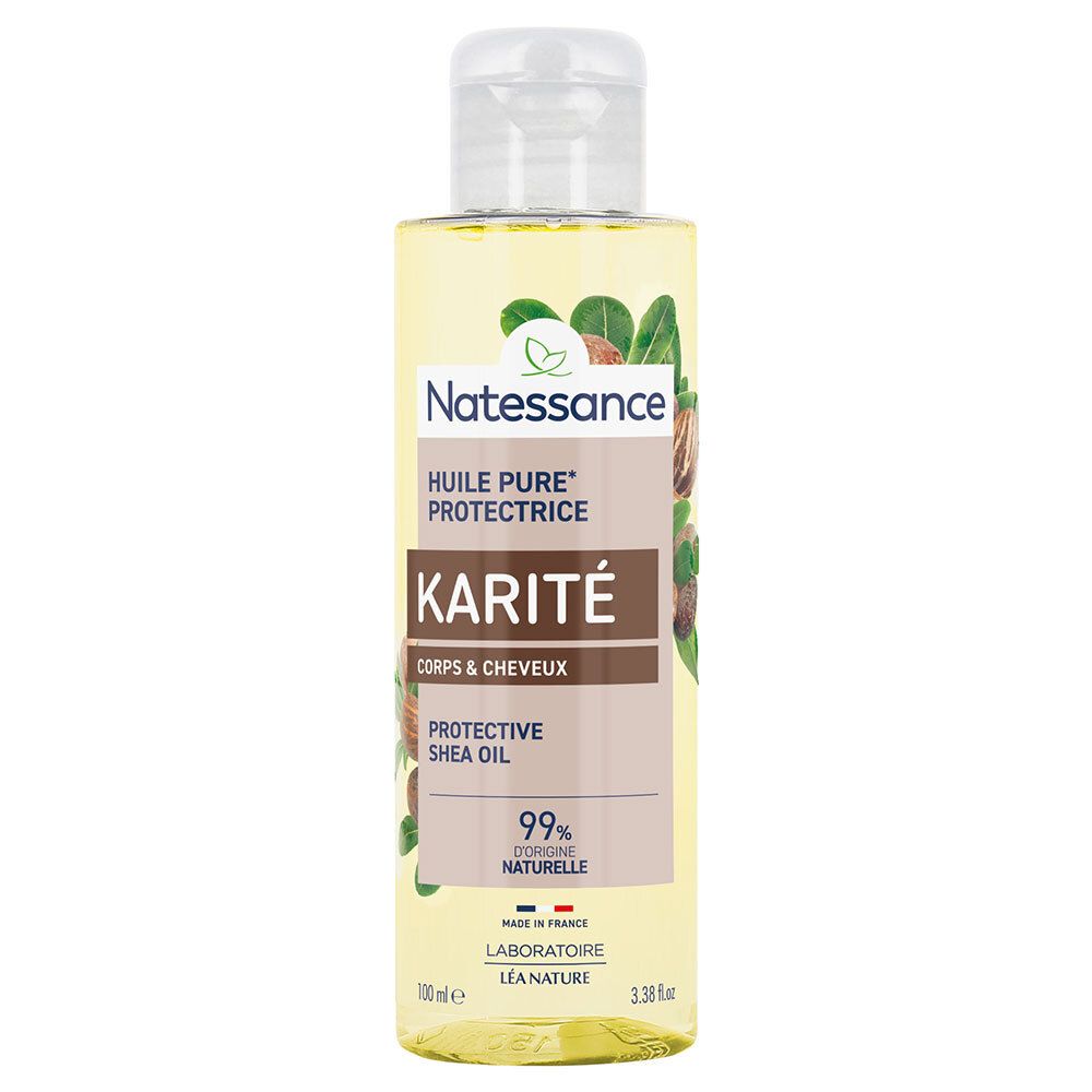Natessance Huile De Karité Nourrissante Visage Corps Cheveux 100 Ml - Image 1