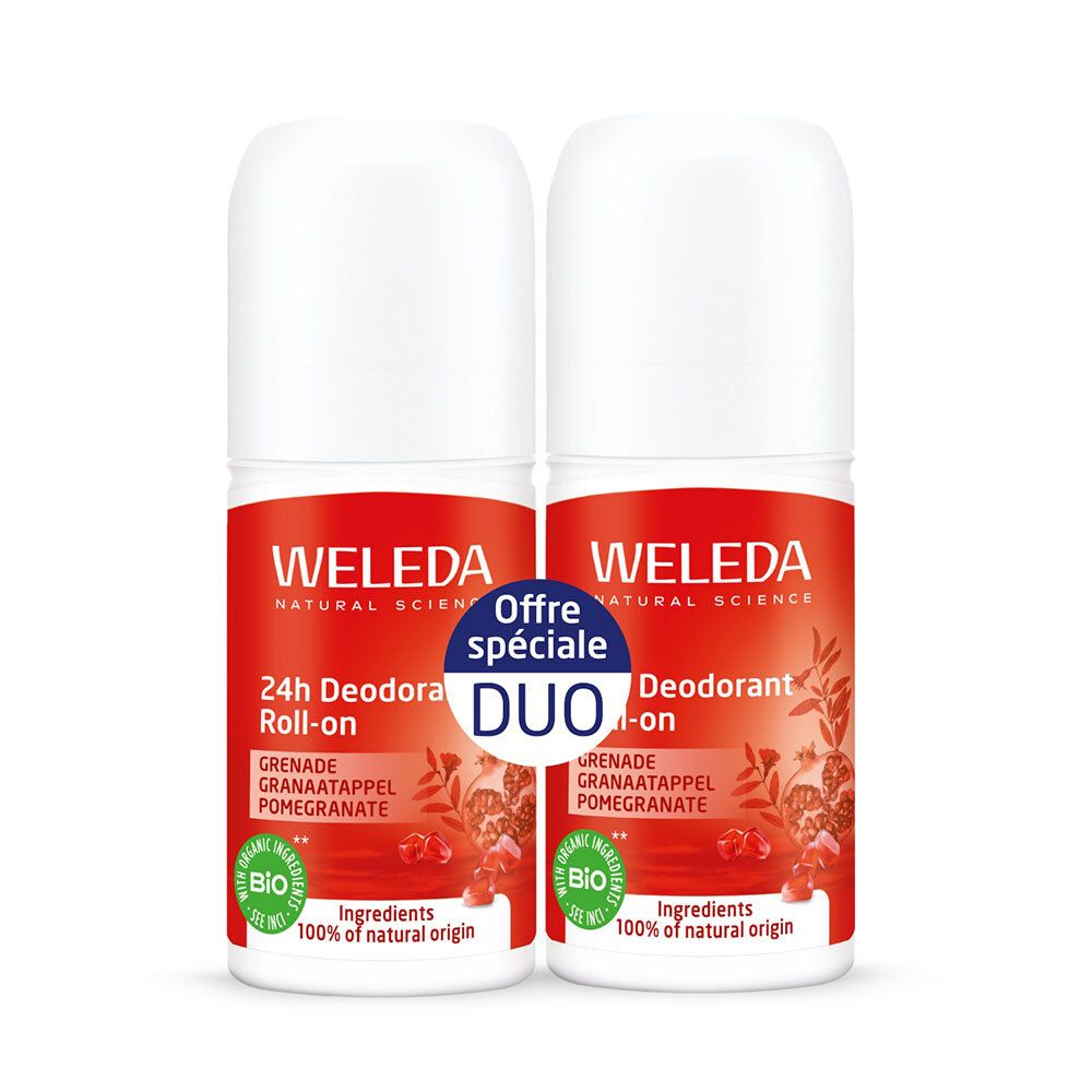 Weleda Orange Déodorant À La Grenade Roll-On 24H Lot De 2 X 50 Ml - Image 3