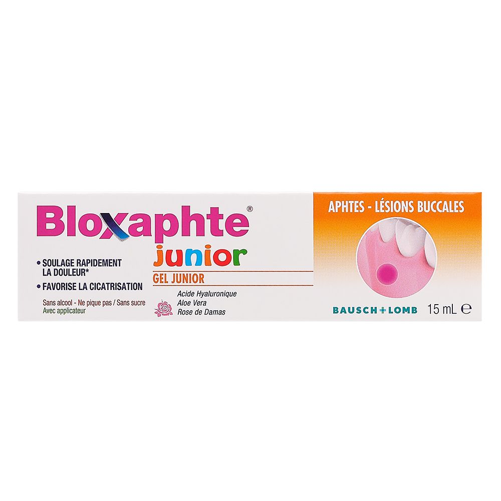 Bloxaphte Junior Gel Aphtes Et Lsions Buccales Tube De 15 Ml 15Ml - Image 2