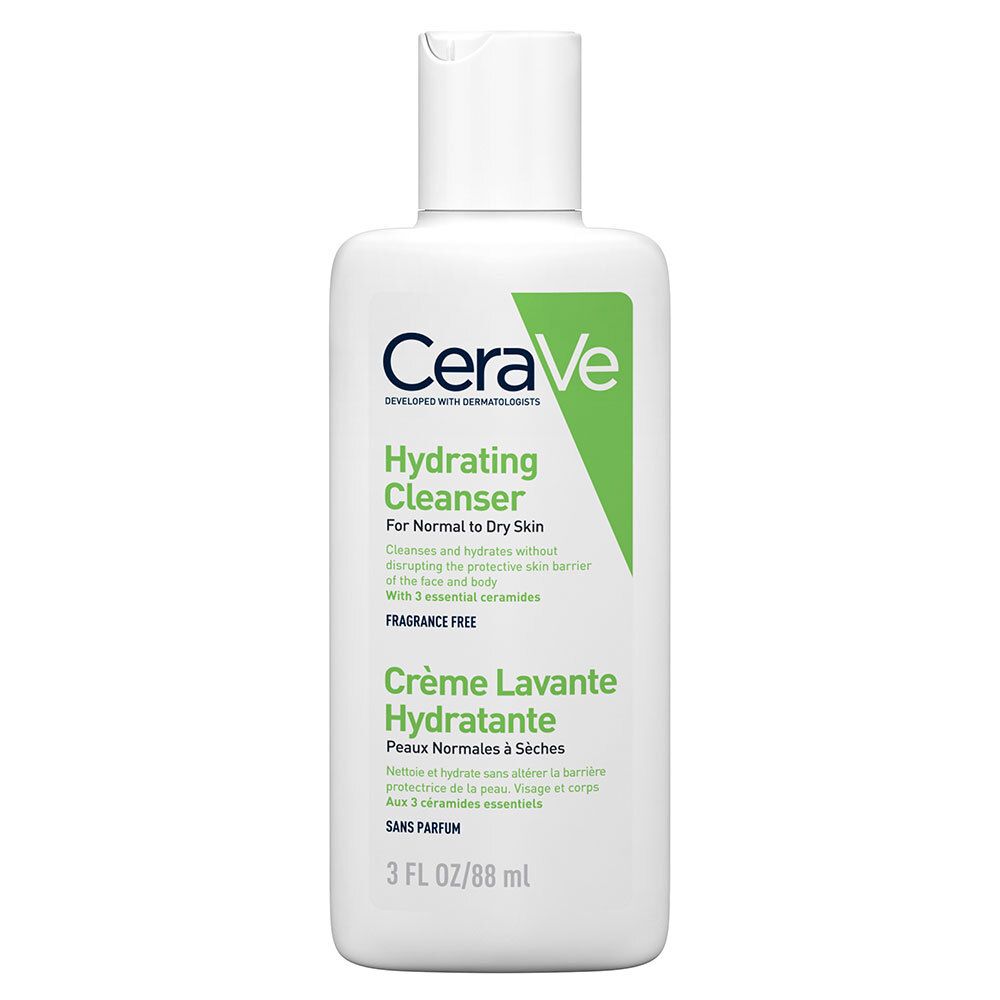 Cerave Crème Lavante Hydratante Visage Et Corps Pour Les Peaux Sèches À Très 88Ml 88 Ml