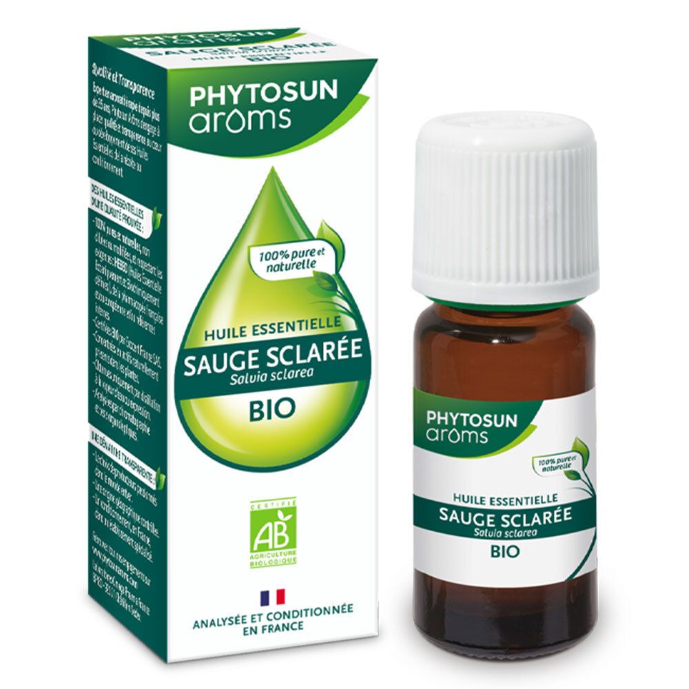 Phytosun Arôms Sauge Sclarée Bio -10%* Avec Le Code : Ap1026 Huile 5 Ml Enfants - Image 1
