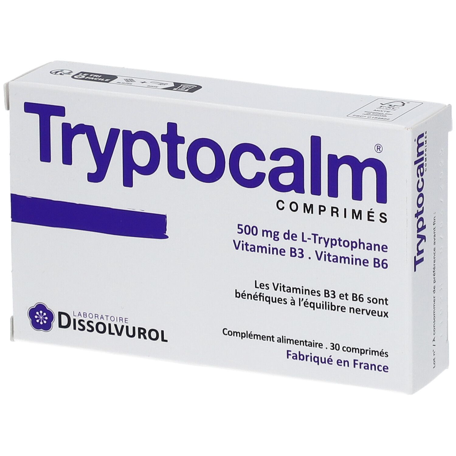 Dissolvurol Tryptocalm® 500 Mg De L-Tryptophane Comprimé(S) 30 Pc(S)
