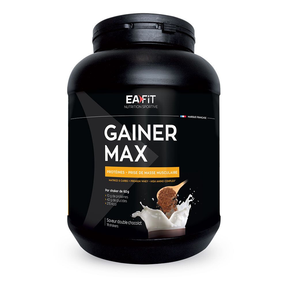Ea Fit Blanc Gainer Max Double Chocolat 1,1Kg - Image 6