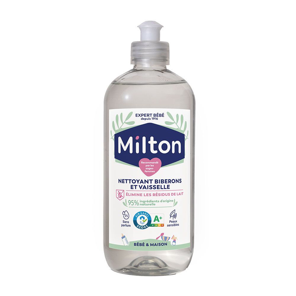 Milton Nettoyant biberon et vaisselle - Flacon 500ml Produit(S) Nettoyant(S) 500 ml