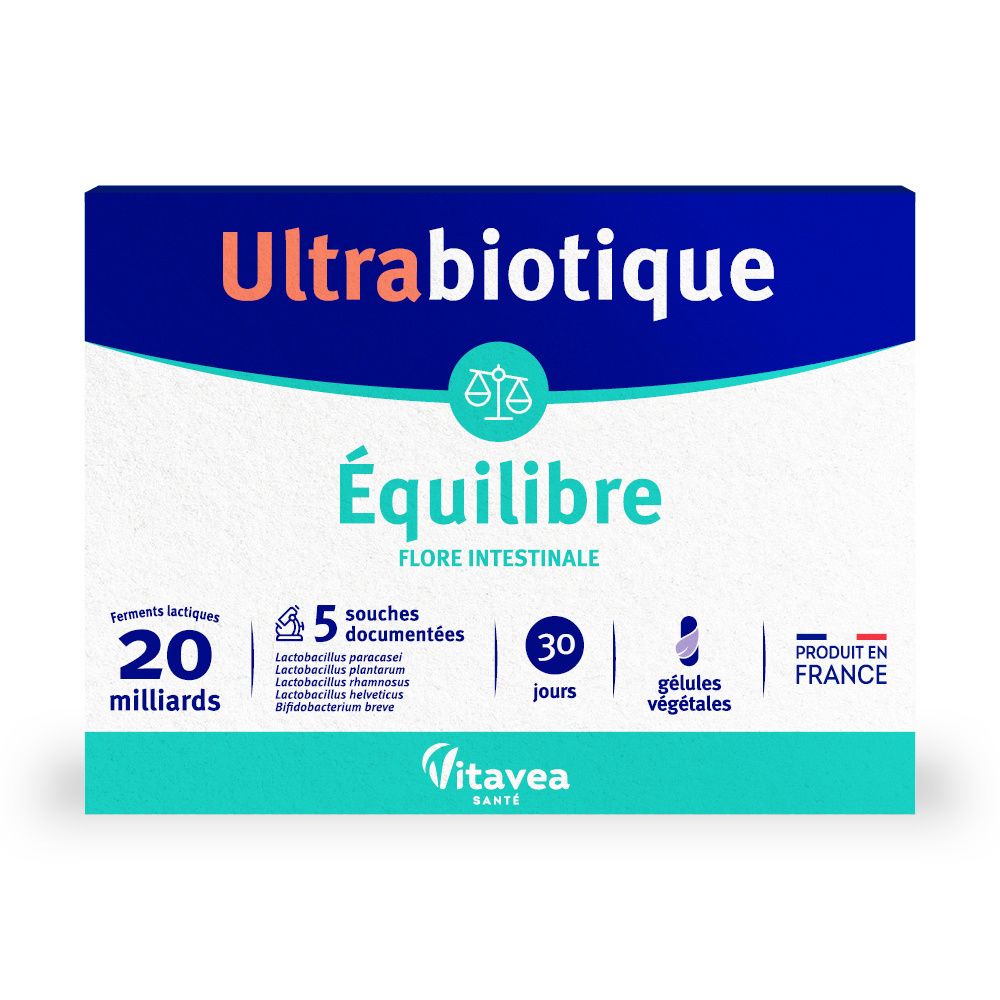 Ultrabiotique Nutrisanté Équilibre Capsule(S) 30 Pc(S) Enfants
