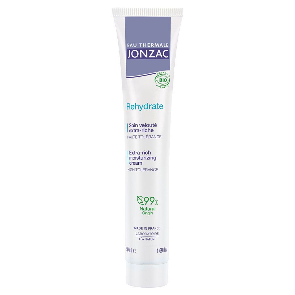 Jonzac Eau Thermale REhydrate Crème Hydratante Riche Bio Visage 50 ml Crème Pour La Peau