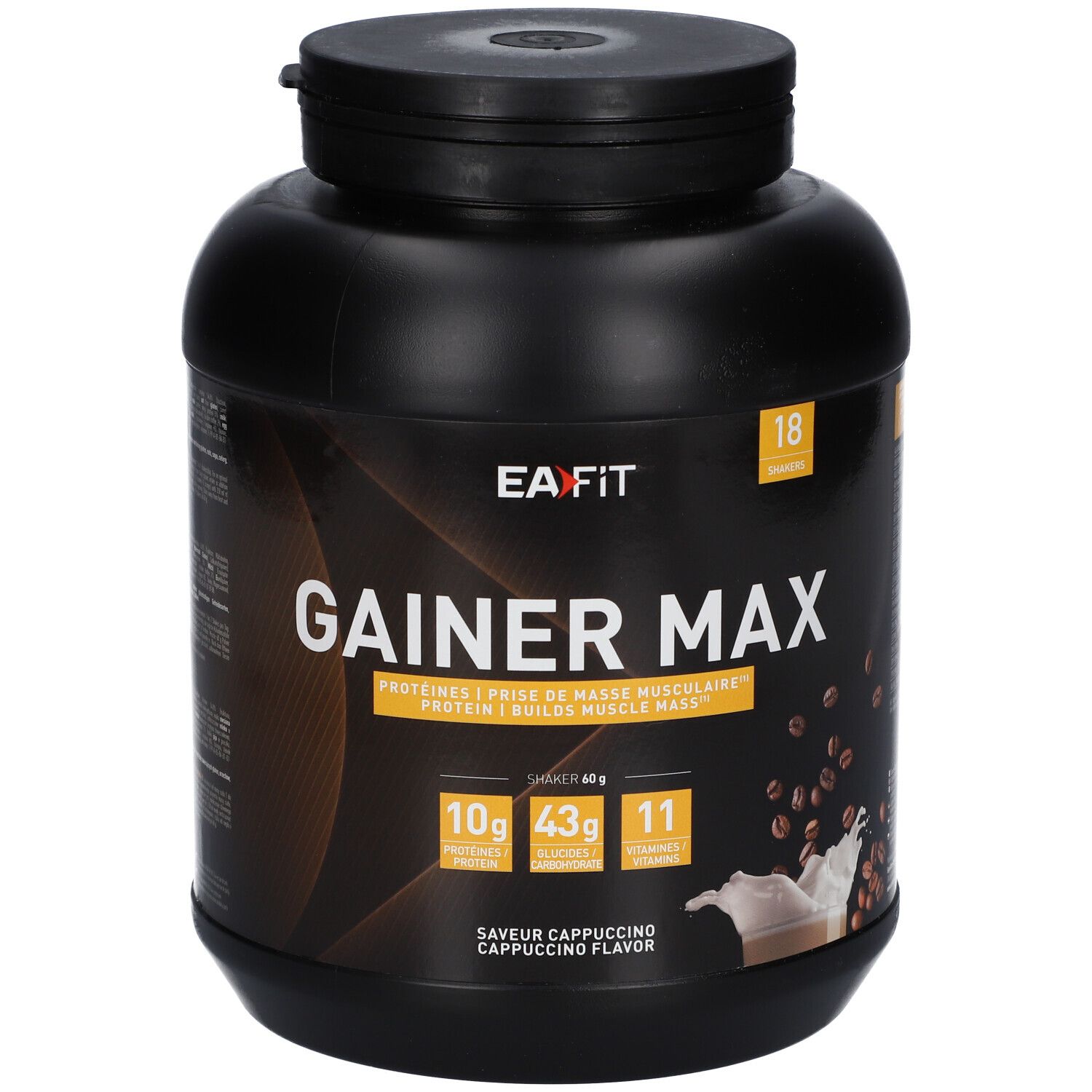 Ea Fit Ea-Fit Gainer Max Cappuccino Poudre Pour La Préparation D'une Solution 1100 G Enfants