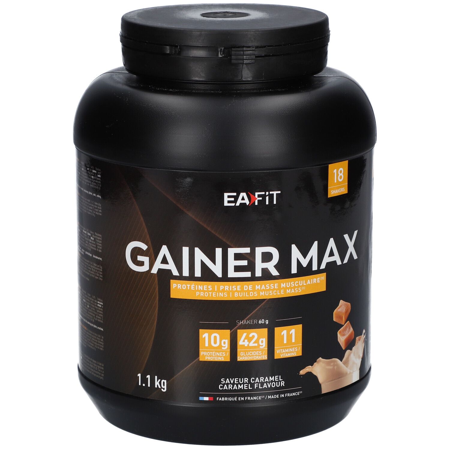 Ea Fit Ea-Fit Gainer Max Caramel Poudre Pour La Préparation D'une Solution 1100 G Enfants