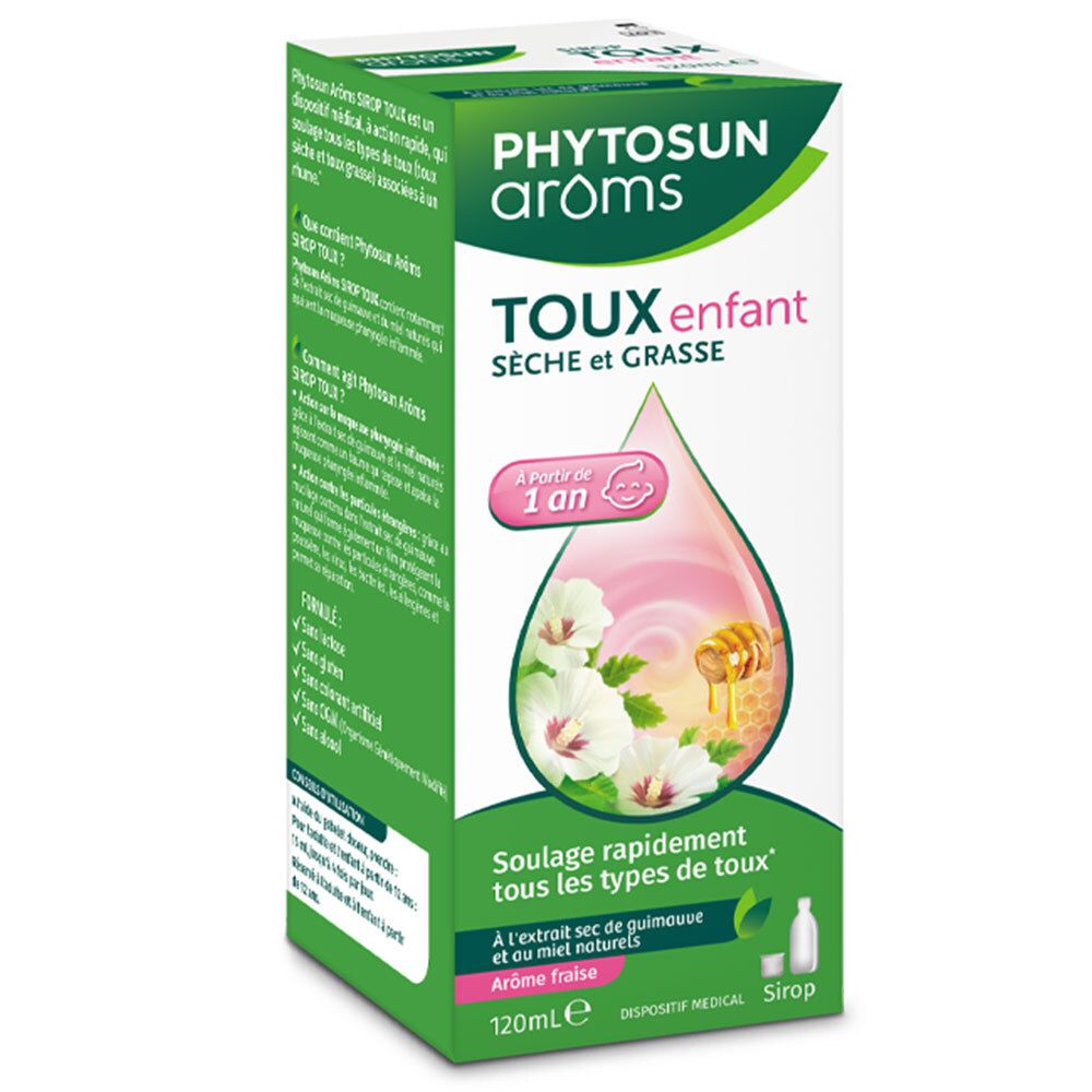 Phytosun Aroms Aroms Sirop Toux Seche Et Grasse Enfant 120Ml - Image 3