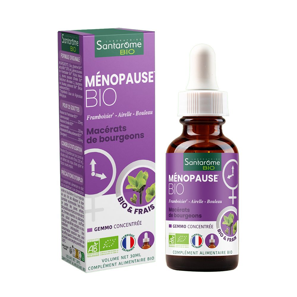 Santarome Bio Complexe Ménopause 3 Bourgeons Et Frais C07 Goutte(S) 30 Ml Enfants