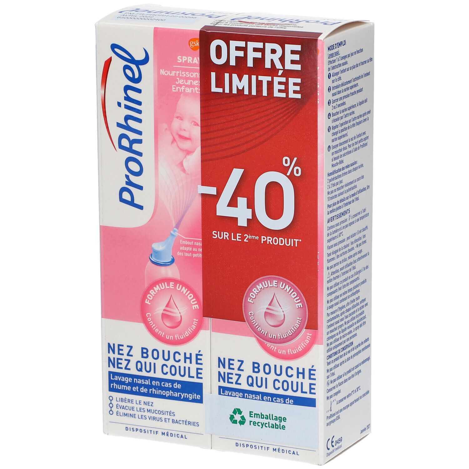 ProRhinel® Spray Nourrissons - Jeunes Enfants 200 ml