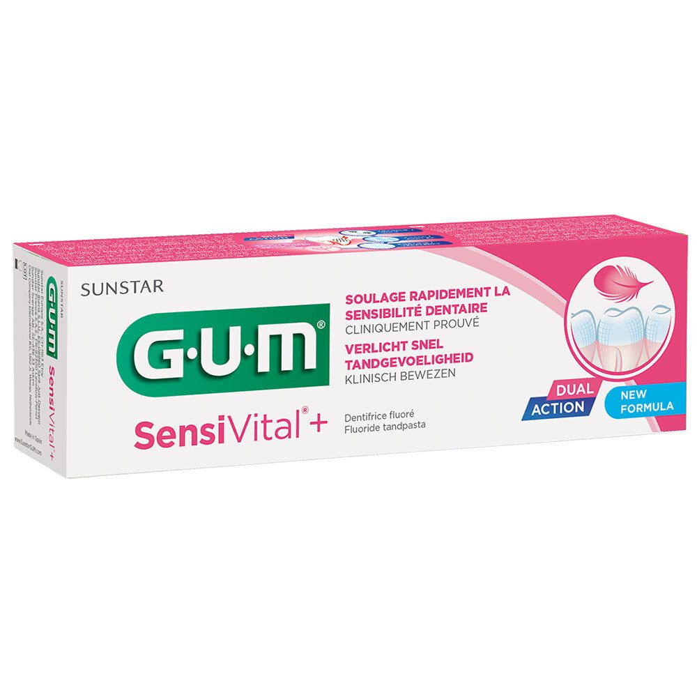 Gum Orange Sensivital + Dentifrice Dents Sensibles 75Ml - Image 3