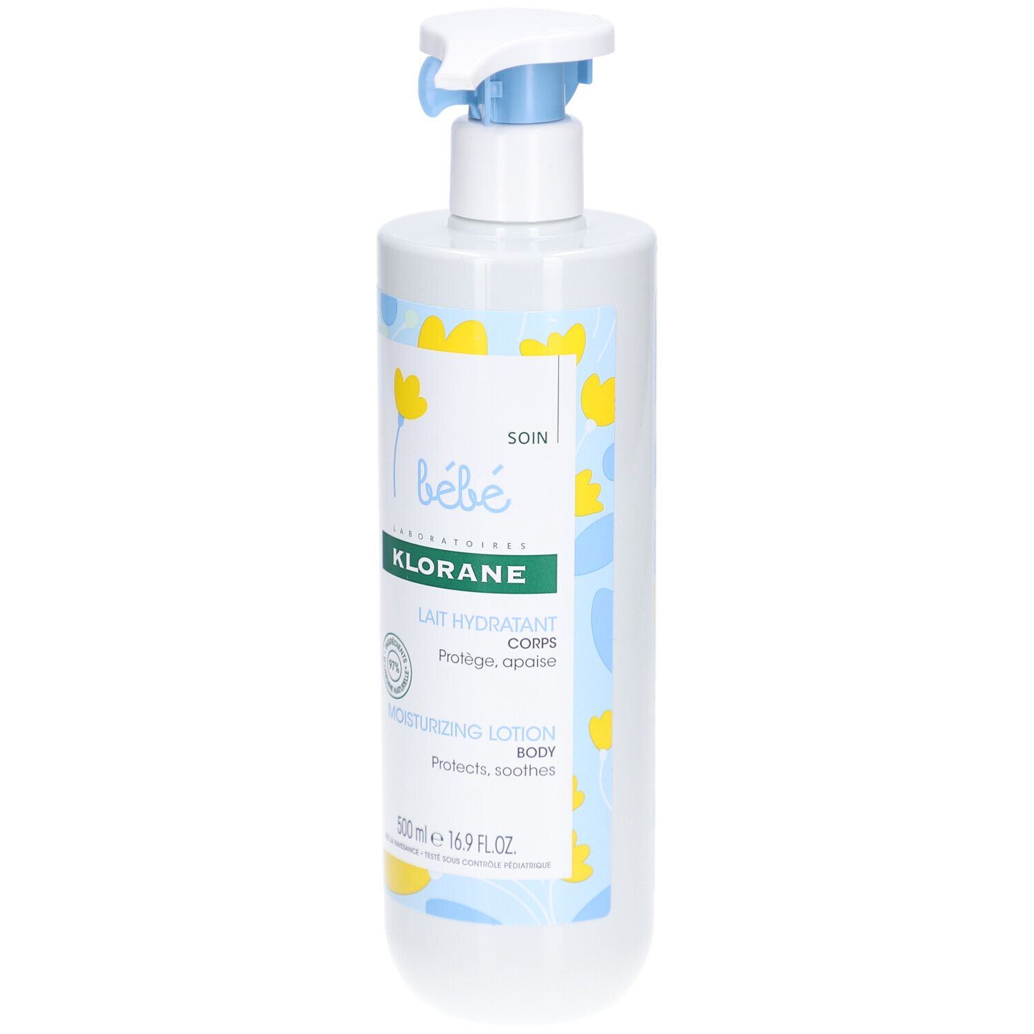 Klorane Bébé Lait Hydratant Corps 500 Ml Tout-Petit