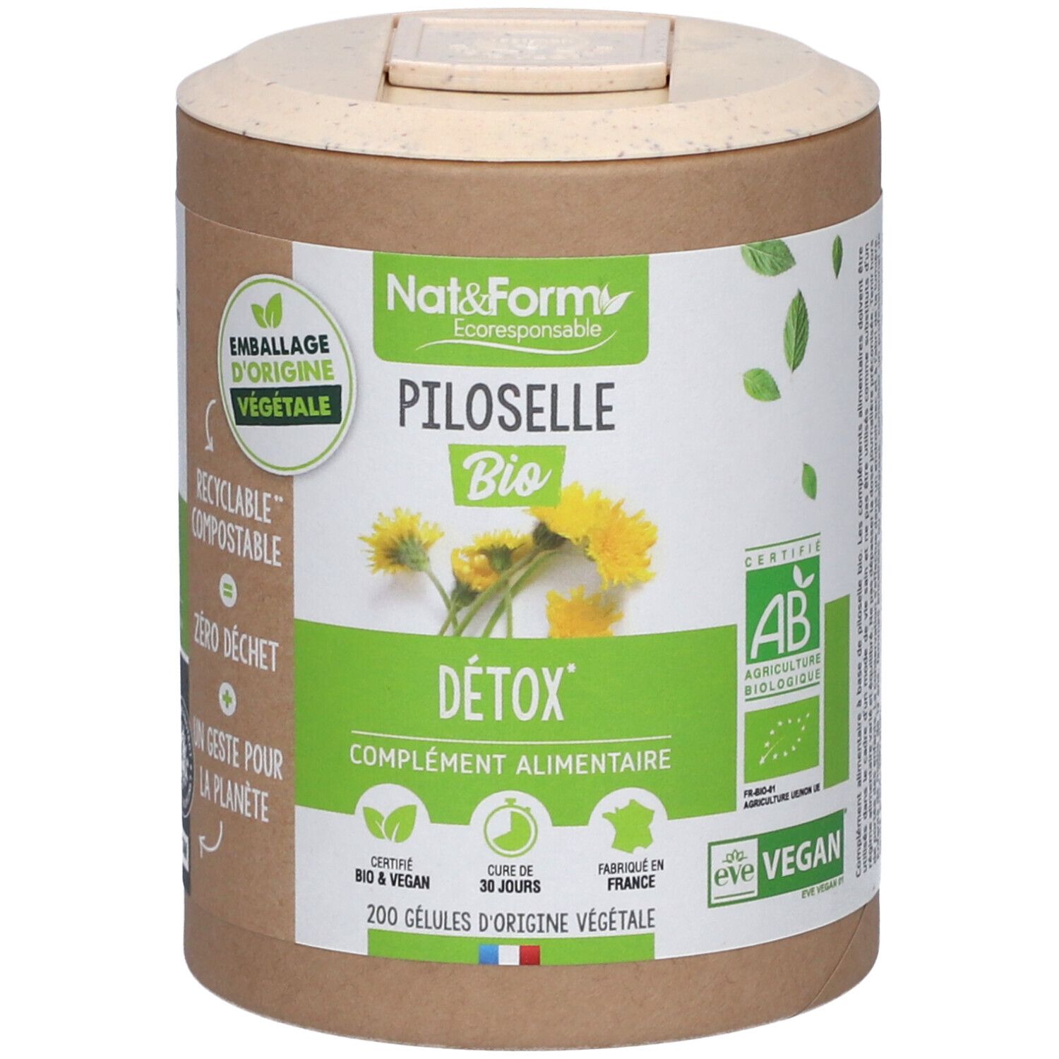 Nat&Form Piloselle Bio 200 Gelules Ecoresponsable - Image 4