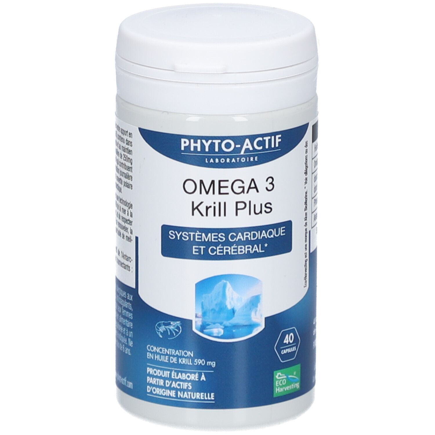 PHYTO-ACTIF Oméga 3 Krill Plus 40 pc(s) Capsule(S)