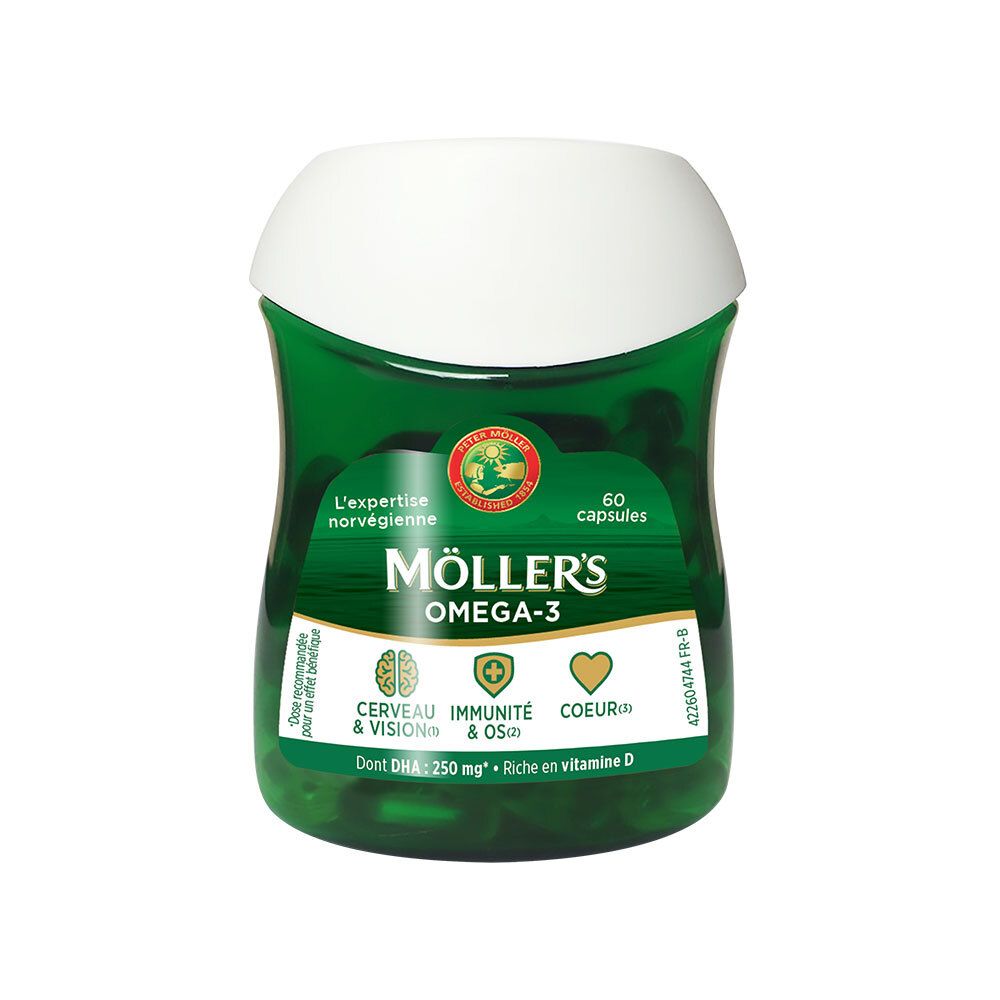 Moller's Omega3 Double Gelul 60 Taille 12 - Image 2