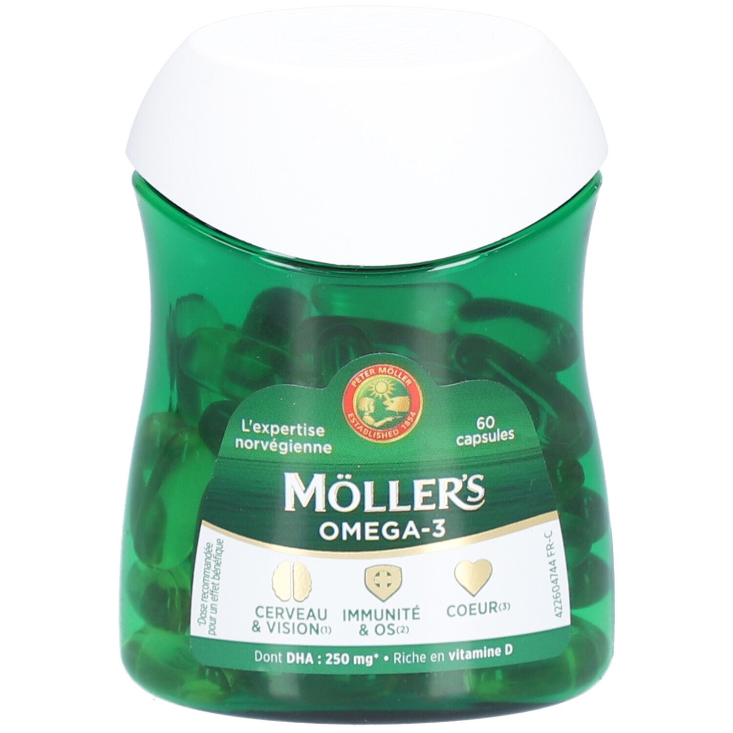Möller's Omega-3 Double 60 Capsules 60 pc(s) Capsule(S)