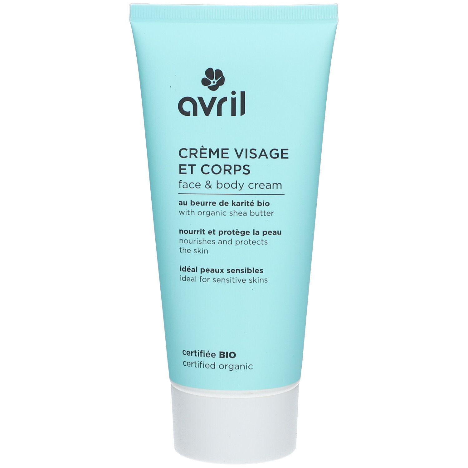 Avril Crème Visage & Corps Certifiée Bio Pour La Peau 200 Ml
