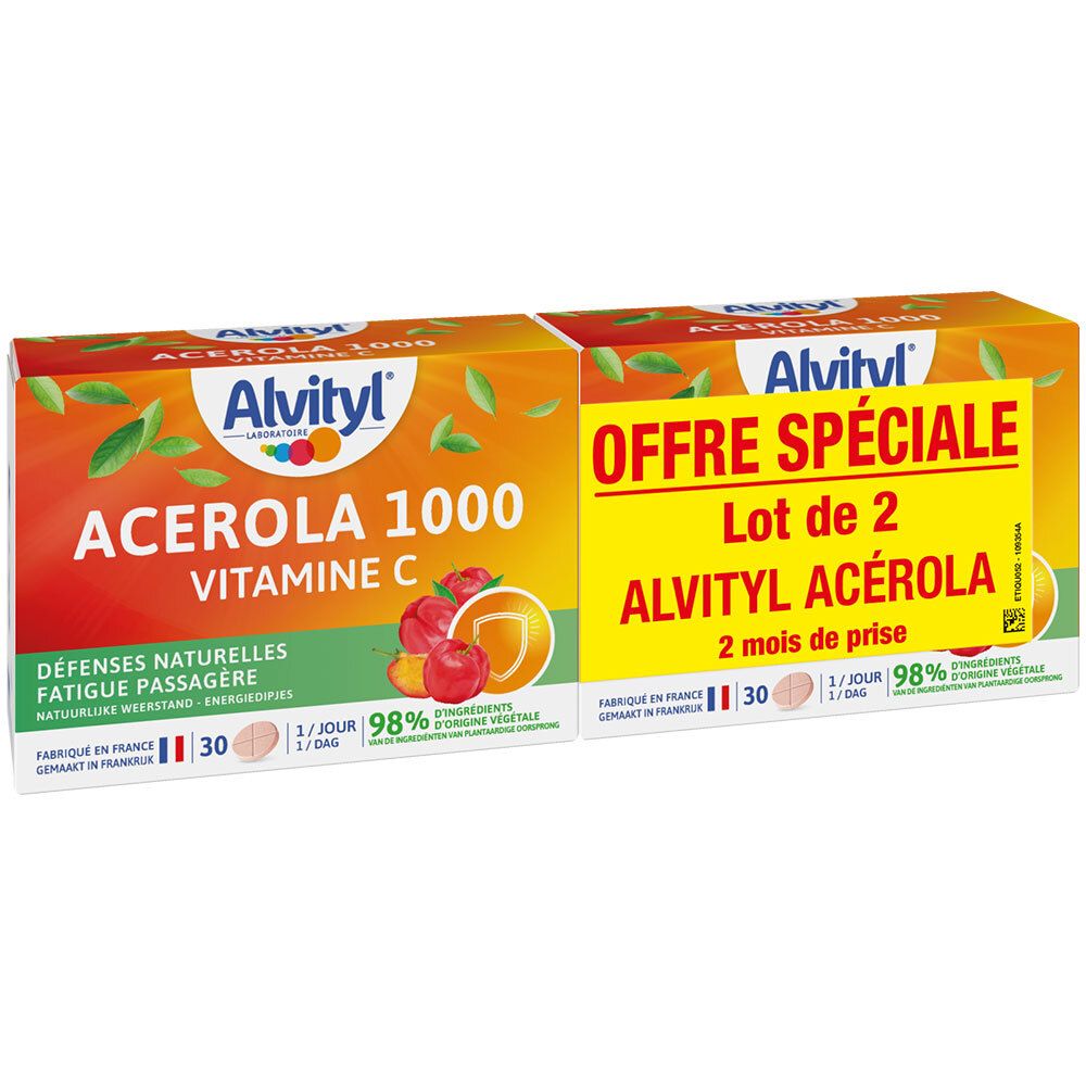 Alvityl Alvityl® Acérola 1000 Vitamine C Comprimé(S) 60 Pc(S)