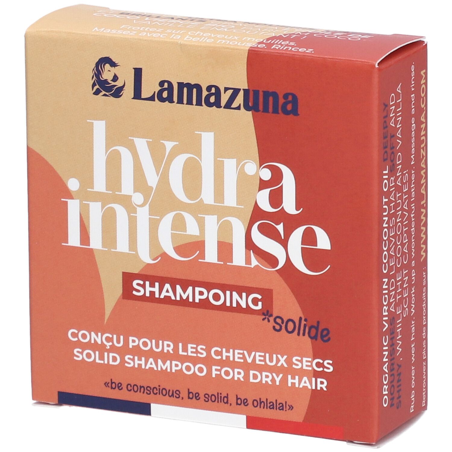 Lamazuna Hydra Intense Shampoing Solide Cheveux Secs Shampooing 70 G