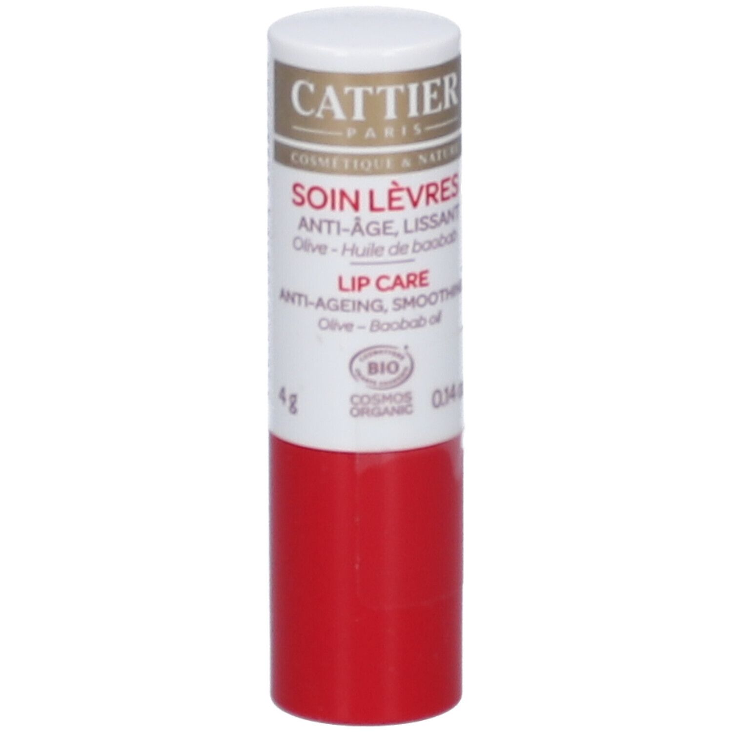Cattier Soin Lèvres Anti-Âge Stick Bio Stick(S) 4 G