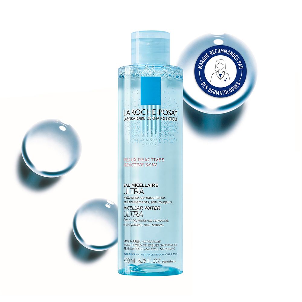 La Roche-Posay Eau Micellaire Ultra Pour Peaux Réactives 200Ml Le Visage 200 Ml