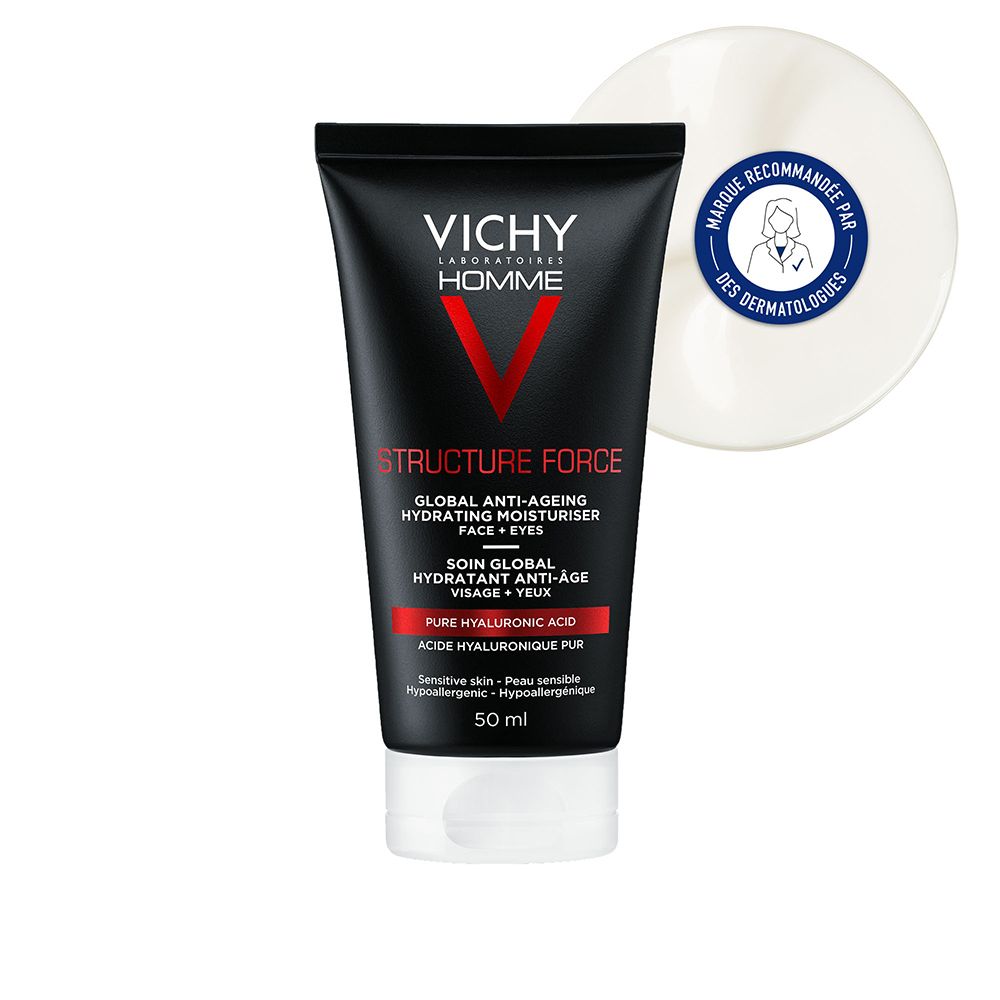 Vichy Homme Soin Global Hydratant Anti-Age Structure Force 50Ml - Image 5