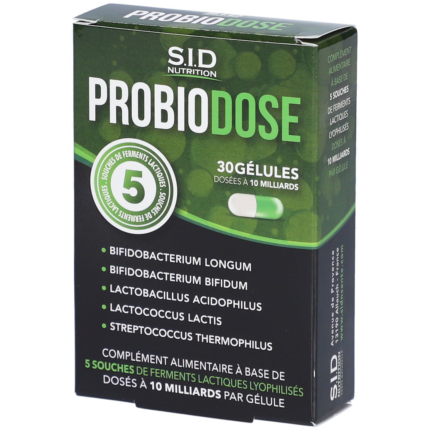 SID Nutrition Probiodose Ferments Lactiques 30 pc(s) Capsule(S)