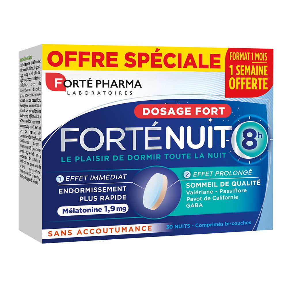 Forté Pharma Nuit 8H Comprimé(S) 30 Pc(S)