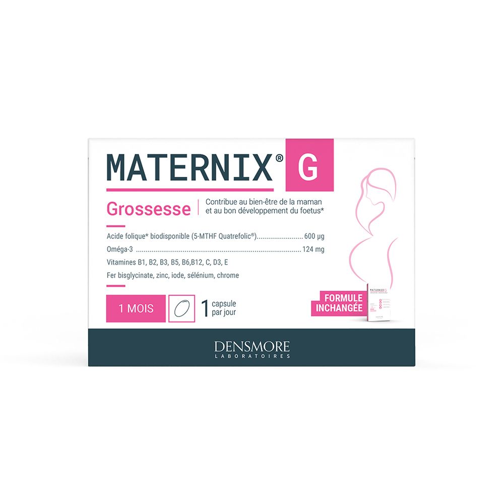 Maternix® Densmore G Grossesse 1 Mois Capsule(S) 30 Pc(S) Enfants