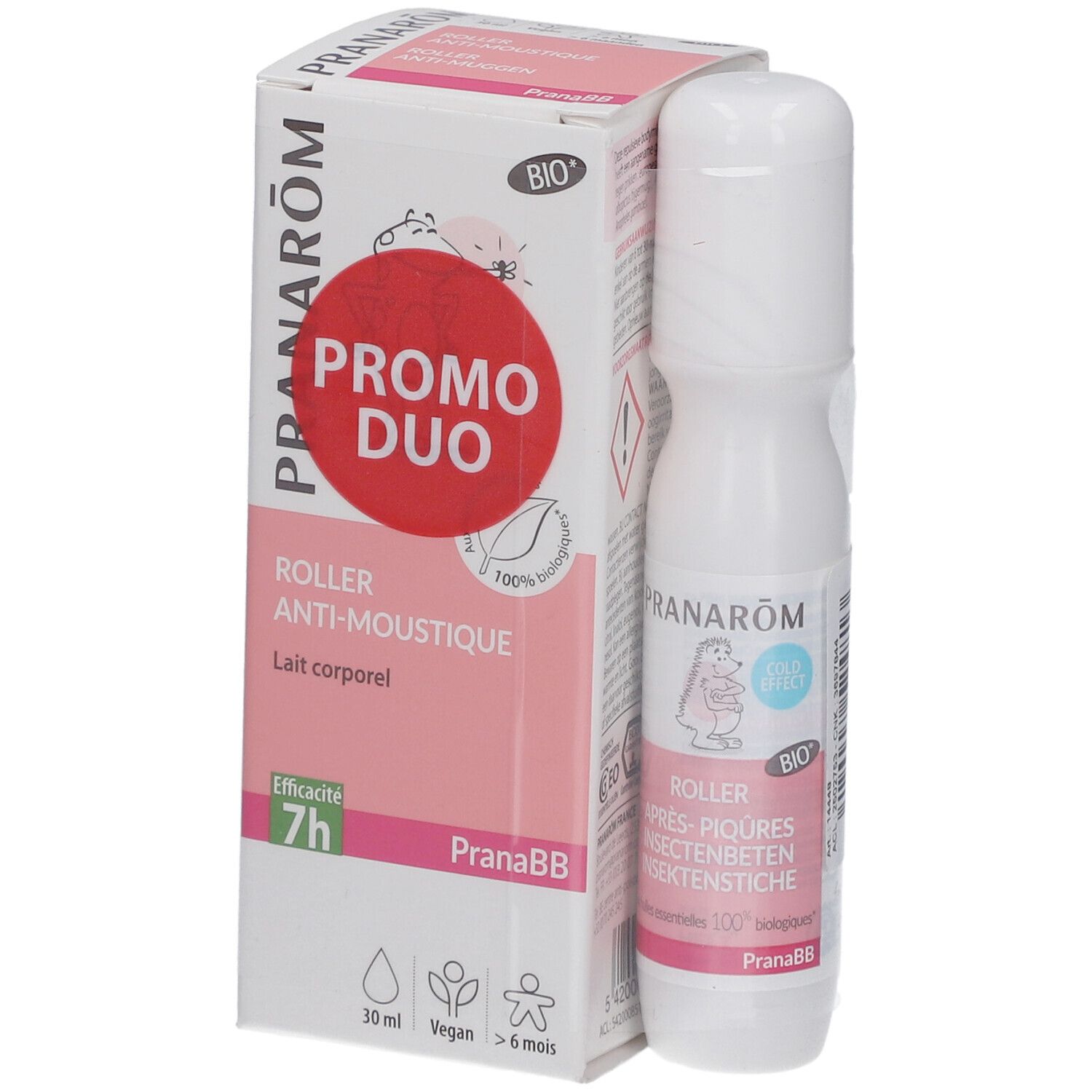 PRANAROM Roller Anti-Moustiques Bébé Bio 45 ml Rouleau