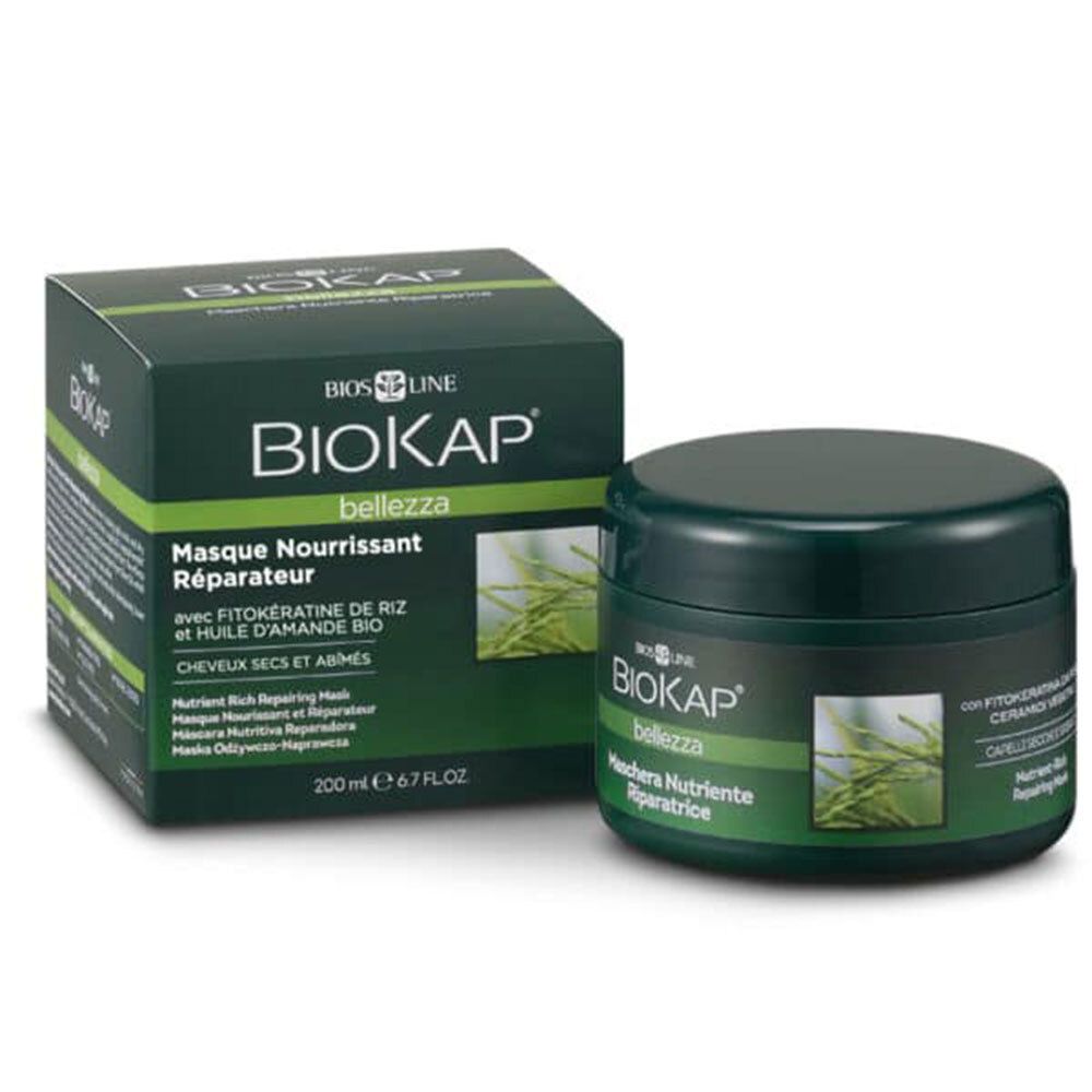 Biokap Masque Nourrissant Réparateur Baume Pour Les Cheveux 200 Ml