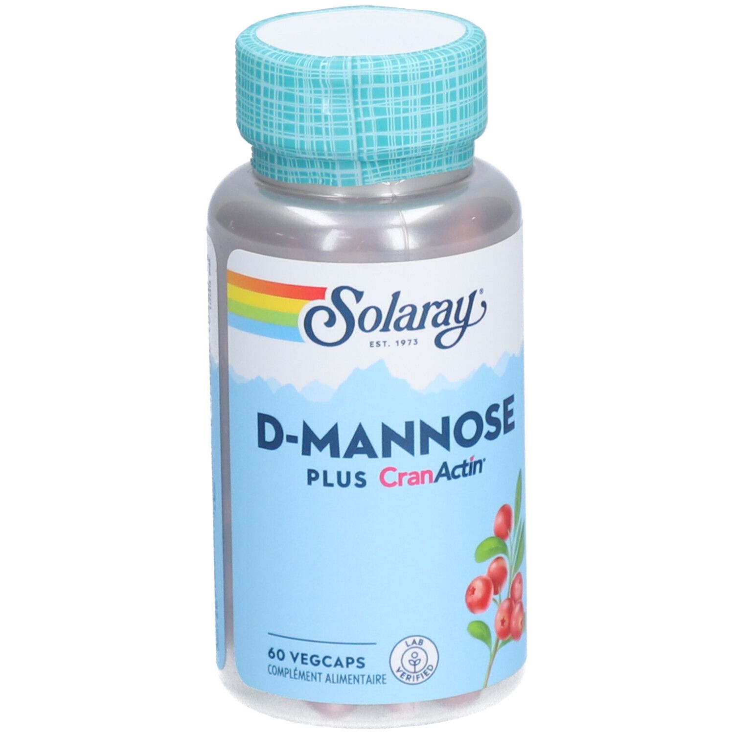 Solaray - D-Mannose Plus Cranactin Capsule(S) 60 Pc(S) Enfants
