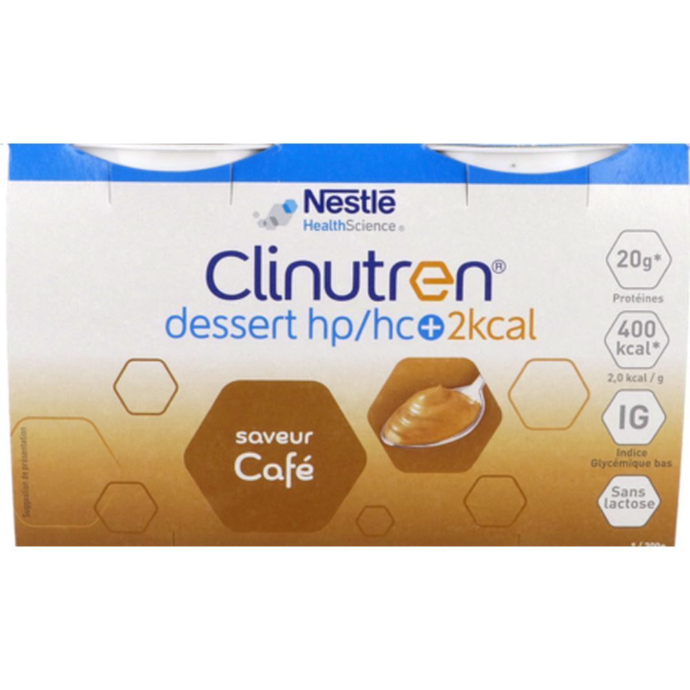 NESTLÉ Clinutren Dessert HP/HC+ café 800 ml Bol