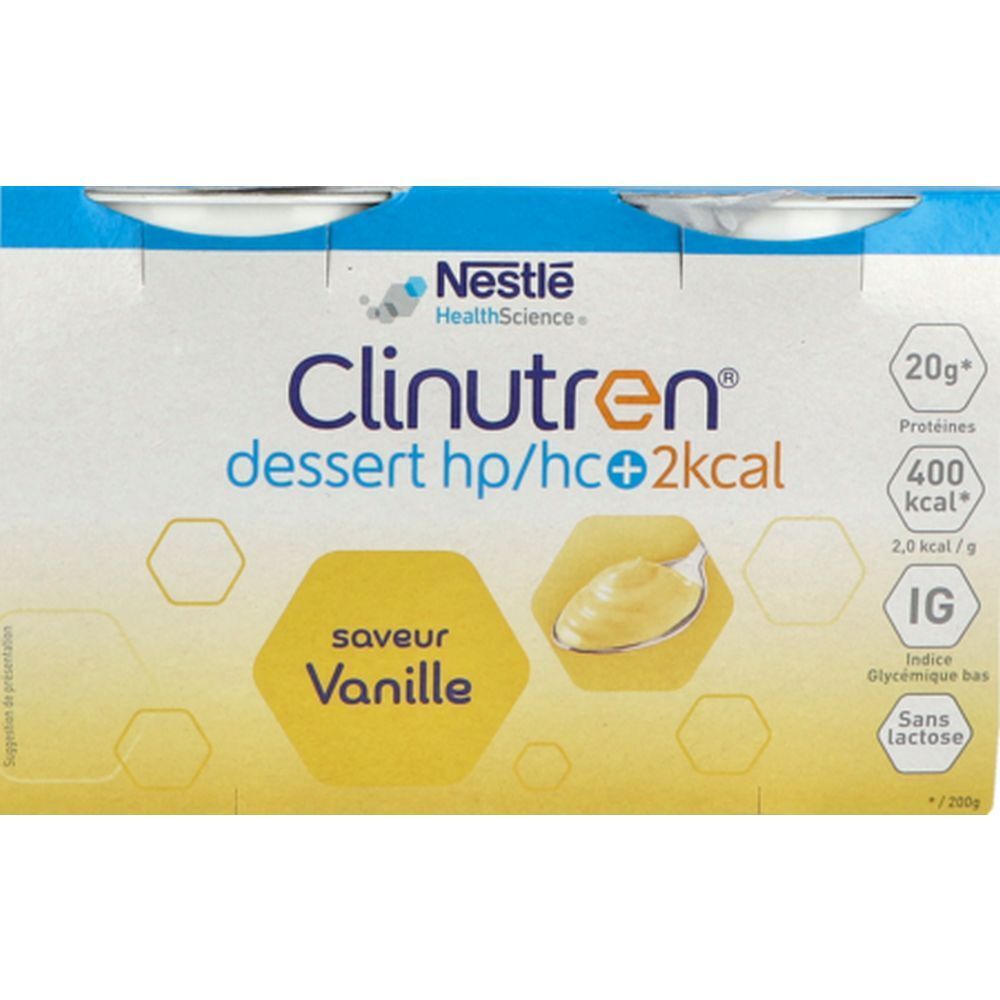 Nestlé Clinutren Dessert HP/HC+ Vanille 800 ml Fluide