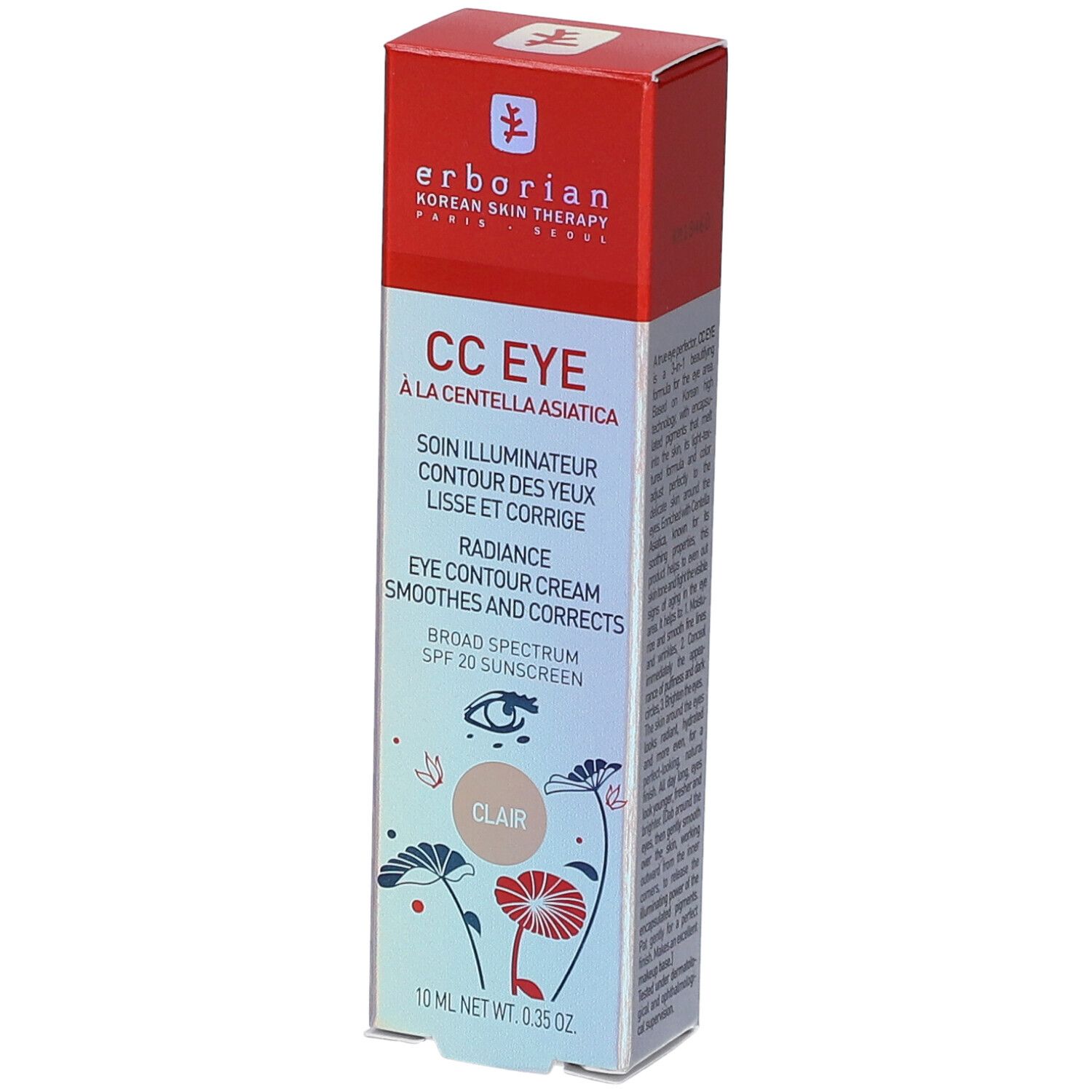 erborian CC EYE Crème Contour des Yeux clair Maquillage 10 ml