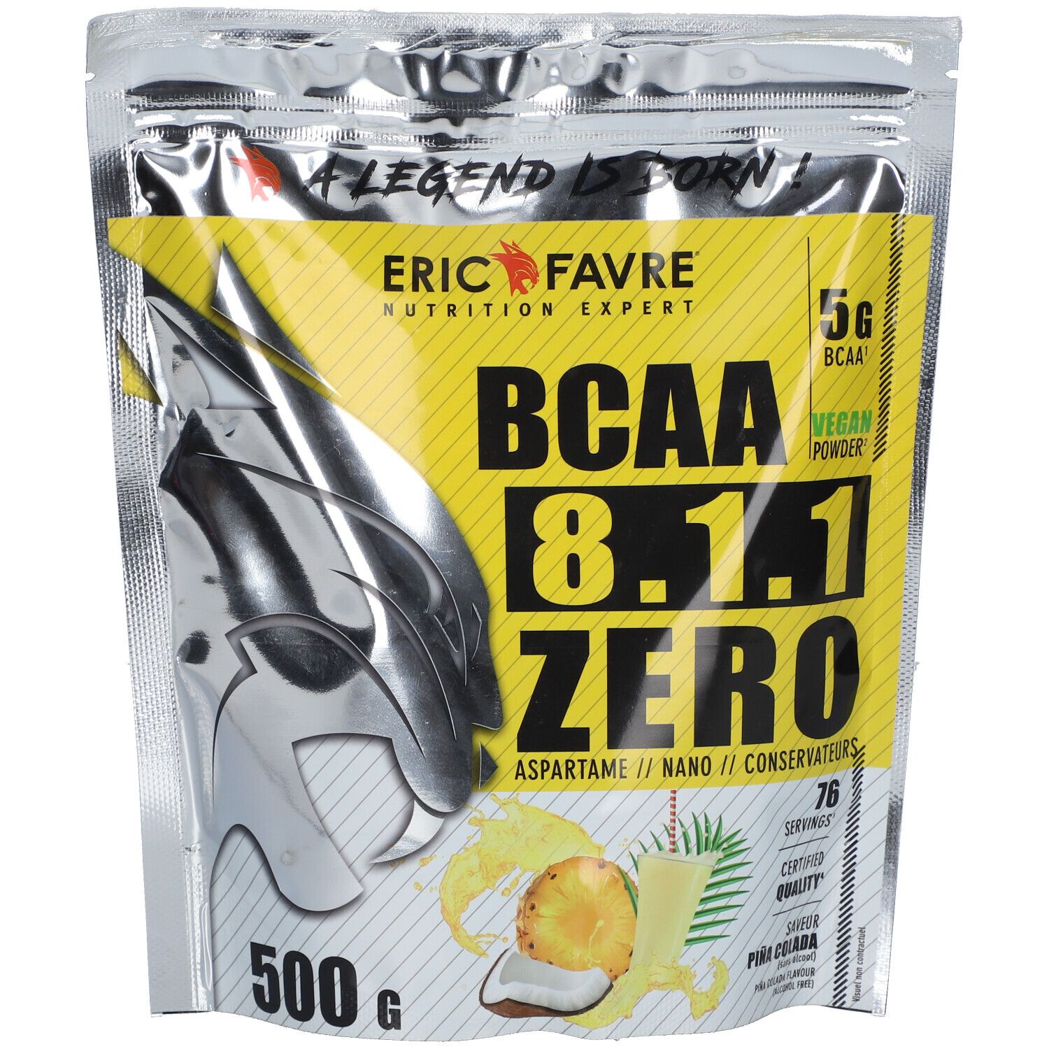 Eric Favre Bcaa 811 Zero Piña Colada 500G - Image 3
