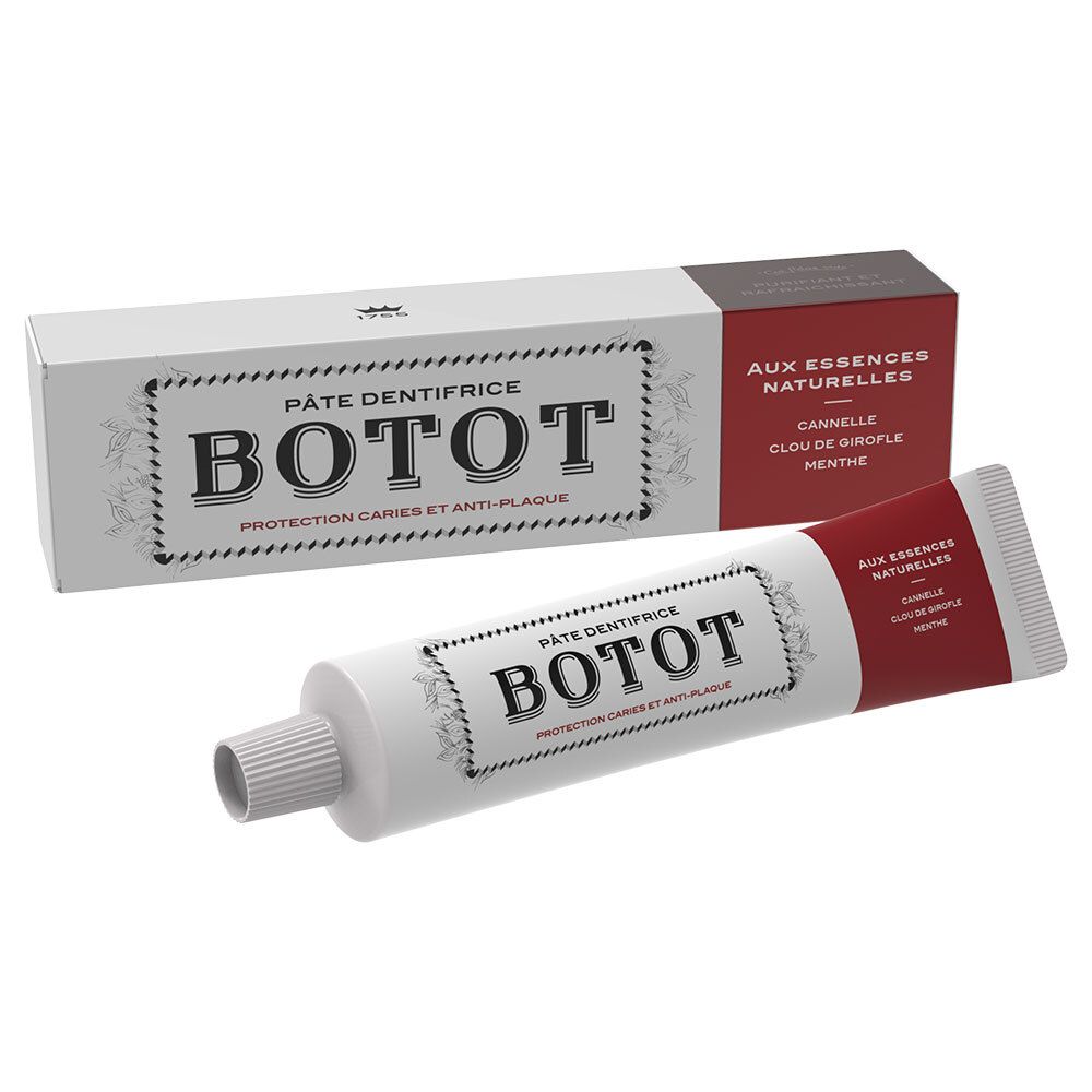 BOTOT Dentifrice Cannelle - Clou de Girofle - Menthe 150 ml Dentifrice(S)
