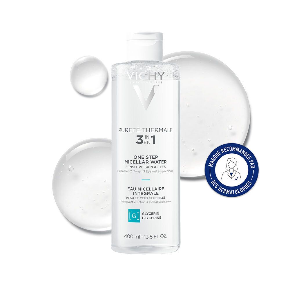Pureté Thermale Eau Micellaire Minérale Visage et Yeux 400ml Pour Le 400 ml