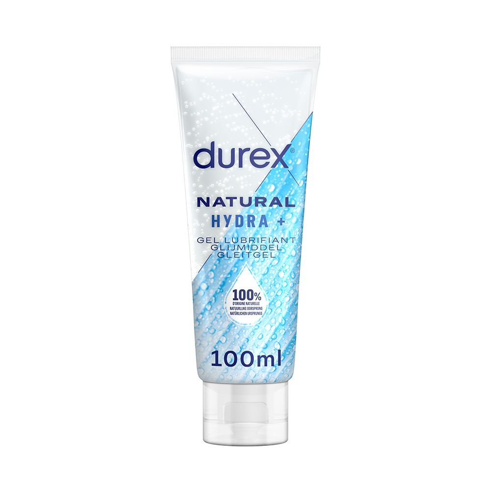 Durex Gel Lubrifiant 100% D'origine Naturel - Hydratant À L'acide Hyaluronique 100Ml Lubrifiant(S) 100 Ml